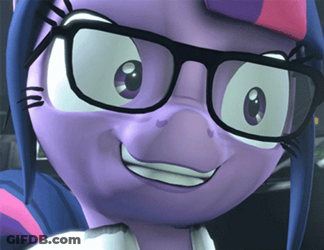 Smiling Twilight Sparkle Mlp GIF