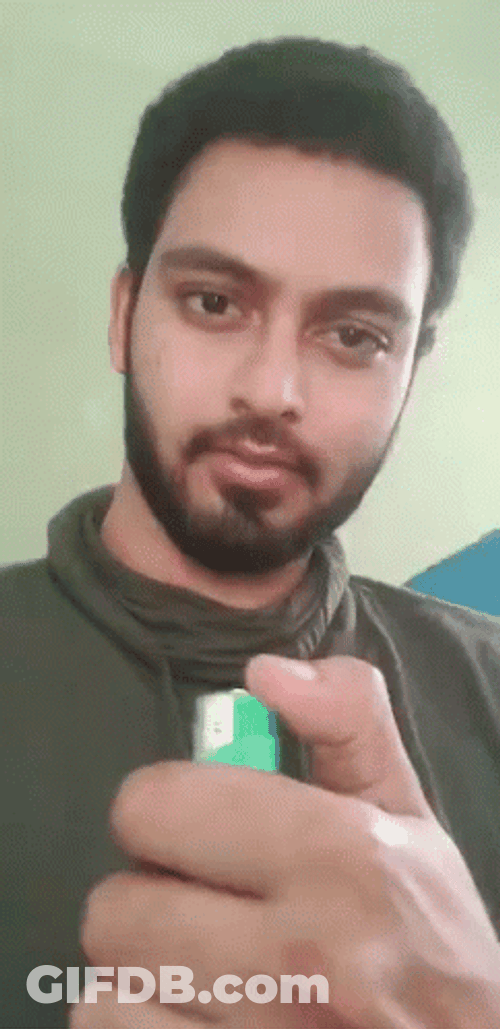 Smiling While Lighting A Lighter GIF