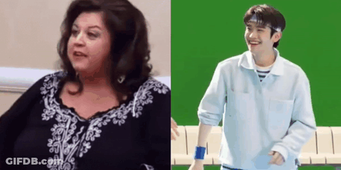 Smiling Woman And Man In Suit And Tie GIF