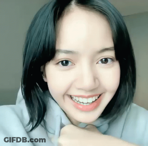 Smiling Woman In Hoodie GIF
