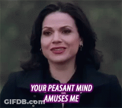 Smiling Woman Saying Your Pleasant Mind Amuses Me GIF