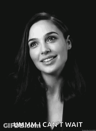Smiling Woman Ummm I Can't Wait GIF
