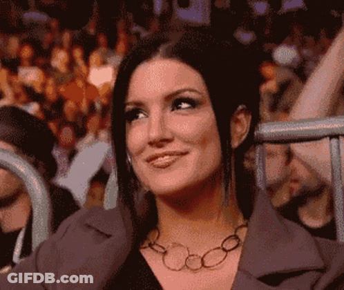 Smiling Woman Wearing Necklace GIF