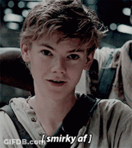 Smirk Newt GIF