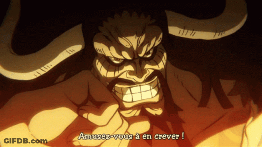 Smirking Face Kaido GIF