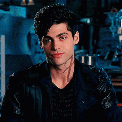 Smirking Matthew Daddario GIF