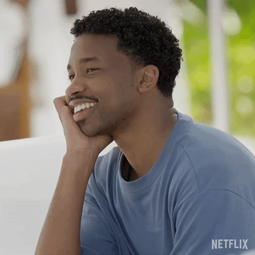 Smitten Black Guy Love Is Blind GIF