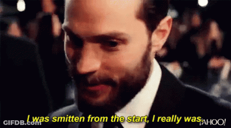 Smitten Jamie Dornan 50 Shades Of Grey GIF