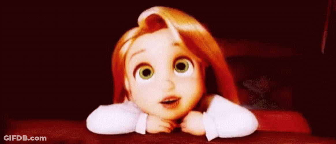 Smitten Rapunzel Day Dreaming GIF