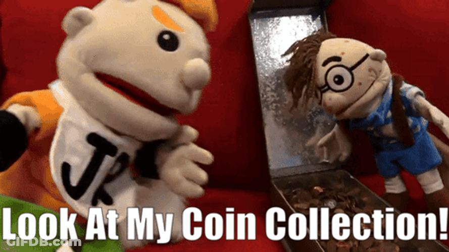 Sml Cody Look At My Coin Collection Junior GIF