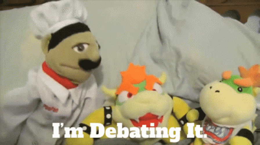 SML Im Debating It Debate GIF