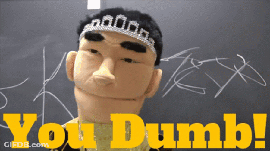 Sml Jackie Says You Dumb GIF