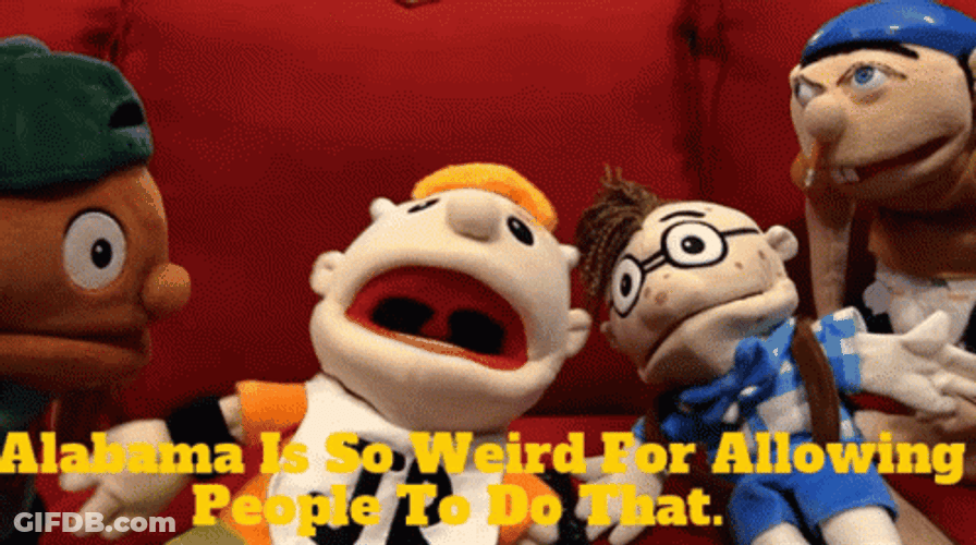 SML Puppets Alabama Is So Weird GIF