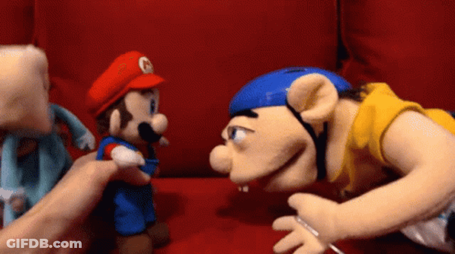 Sml Super Mario And Jeffy Talking GIF