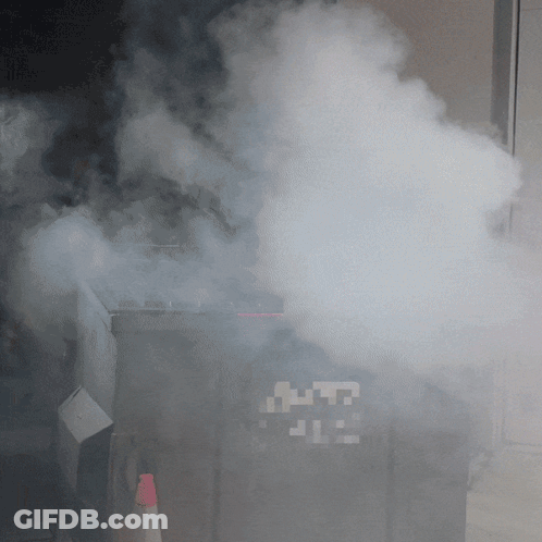 Smoke Coming Out Of Container With JLP GIF