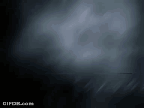 Smoke Coming Out Of Hole In Dark Ground GIF
