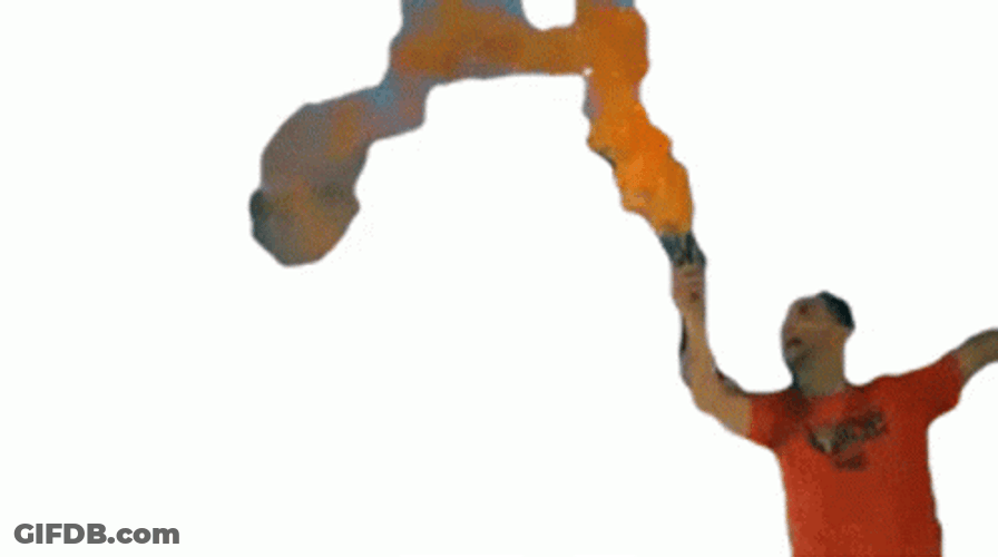Smoke Signals Orange Flare GIF
