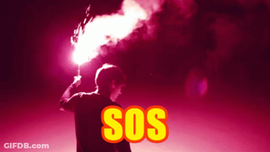 Smoke Signals Send Help GIF