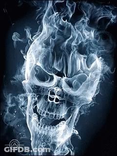 Smoke Skull Smokey GIF