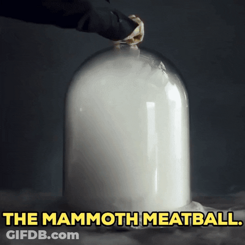 Smoked Mammoth Meatball GIF