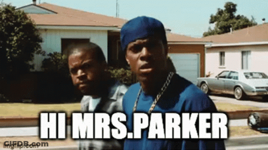 Smokey Friday Hi Mrs. Parker GIF
