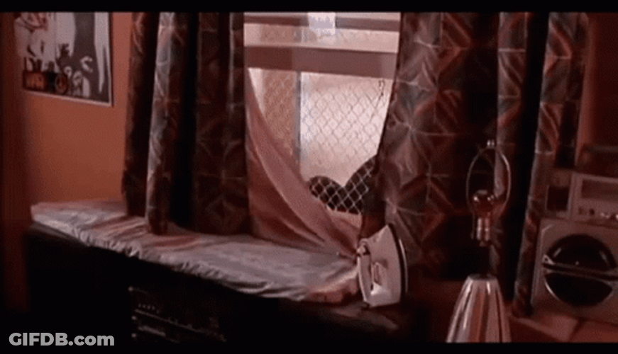 Smokey Friday Window Entrance GIF