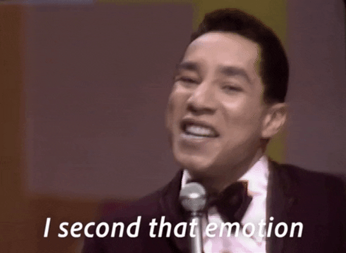 Smokey Robinson I Second That Emotion GIF