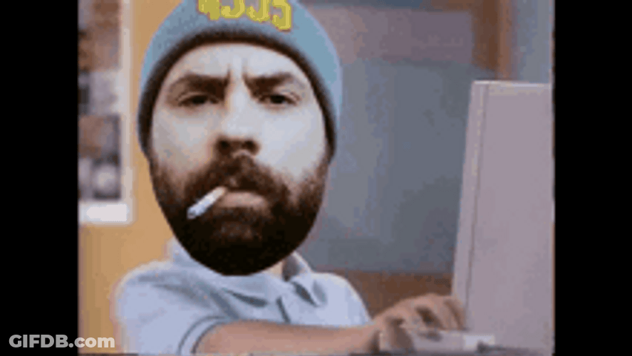 Smoking Gamer Brent Rambo Meme GIF