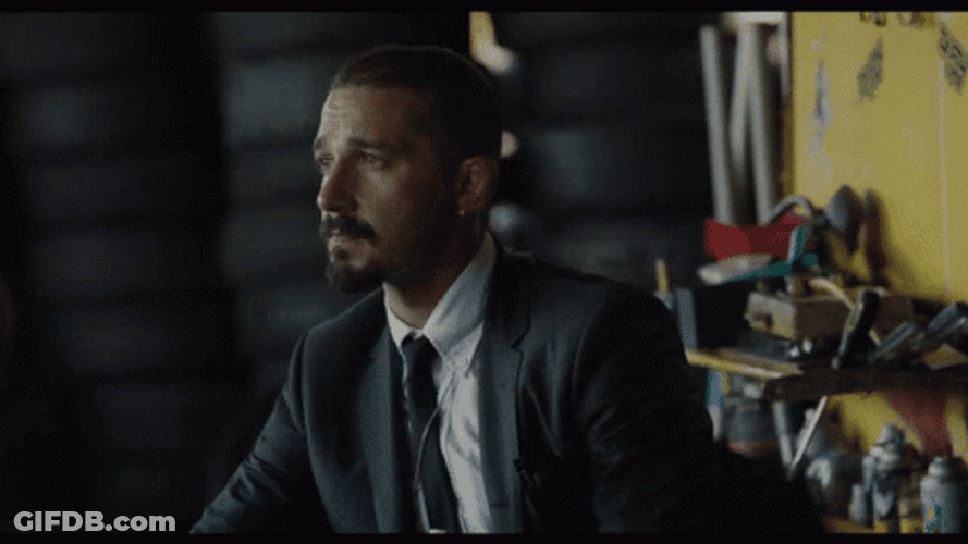 Smoking Shia Labeouf GIF