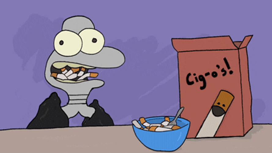 Smoking Unhealthy Bad For Lungs GIF