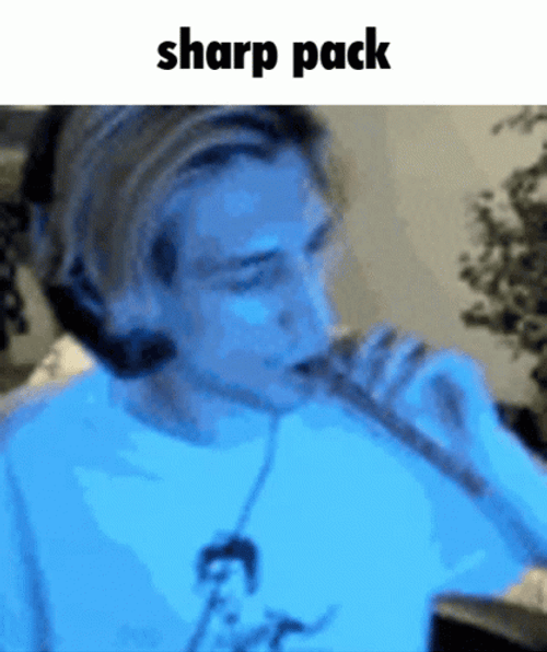 Smoking Xqc Sharp Peak GIF