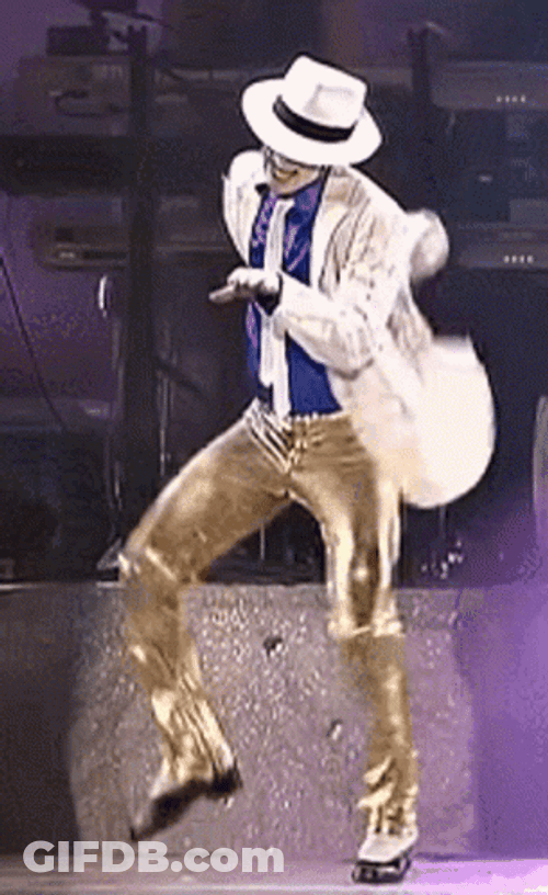 Smooth Criminal Michael Jackson Moonwalk GIF