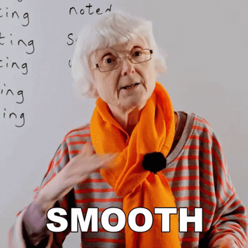 Smooth Grandma Teaching Session GIF