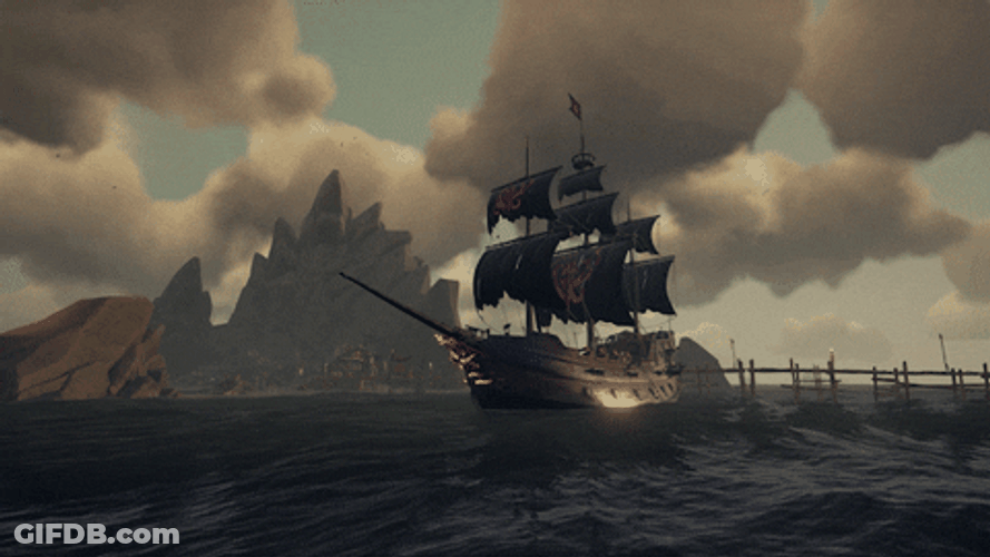 Smooth Sailing With Jolly Roger GIF