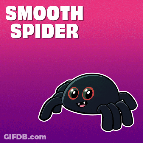 Smooth Spider Cartoon GIF