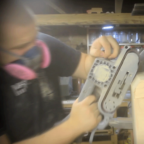 Smoothening Wood GIF