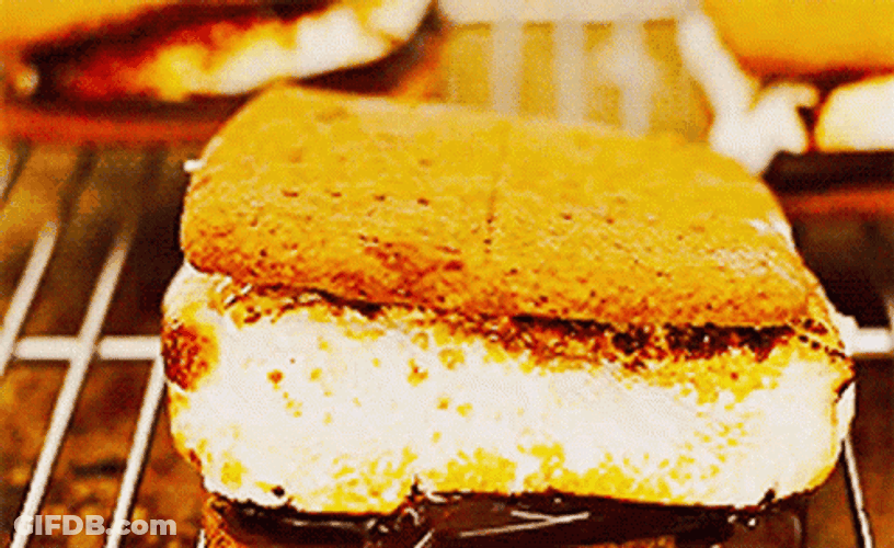Smores And Crackers Snack GIF