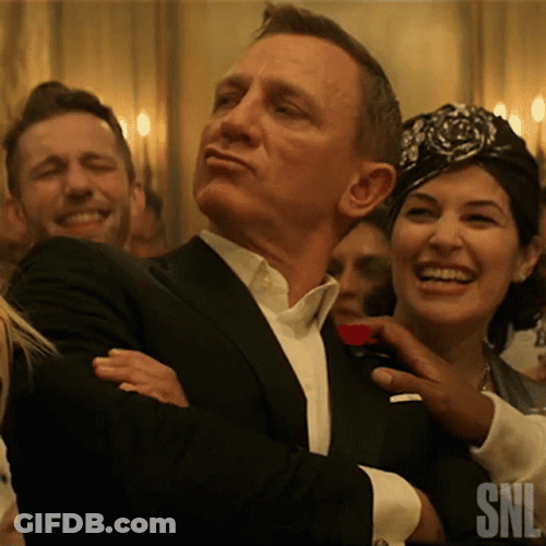 Smug Daniel Craig GIF