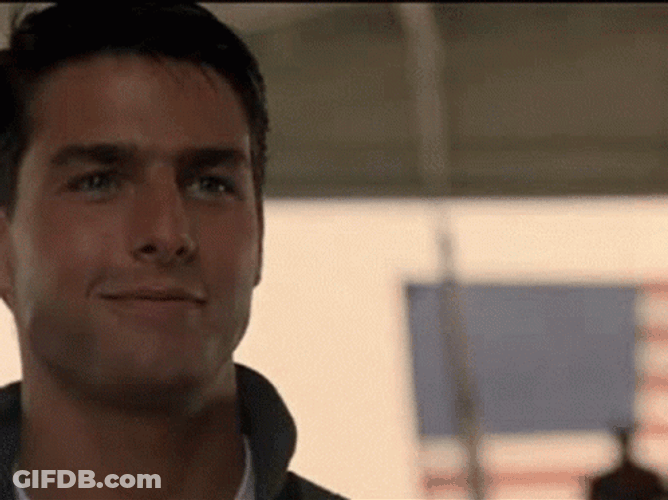 Smug Tom Cruise Wearing Sunglasses GIF