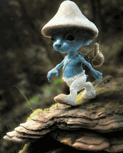 Smurf Cat Leo Tsukinaga English Ensemble Stars Anime GIF