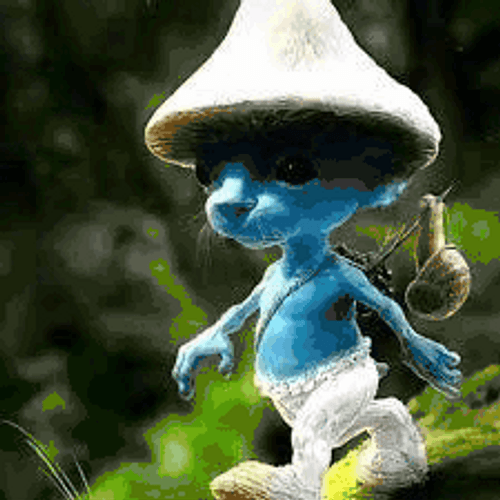 Smurf Cat Meme Real Life Anime GIF