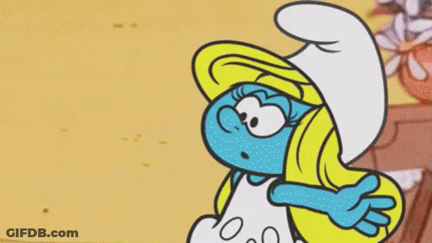 Smurfette Wants A Divorce GIF
