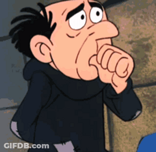 Smurfs Gargamel Thumb Sucking GIF