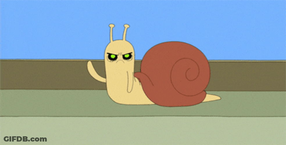 Snail Angry Arm Raised GIF