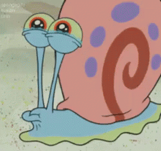 Snail Gary SpongeBob Cute Please GIF