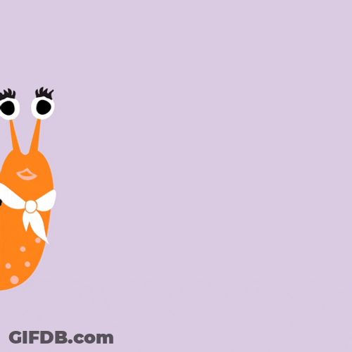 Snail Pretty Eyebrows Mail Cartoon GIF