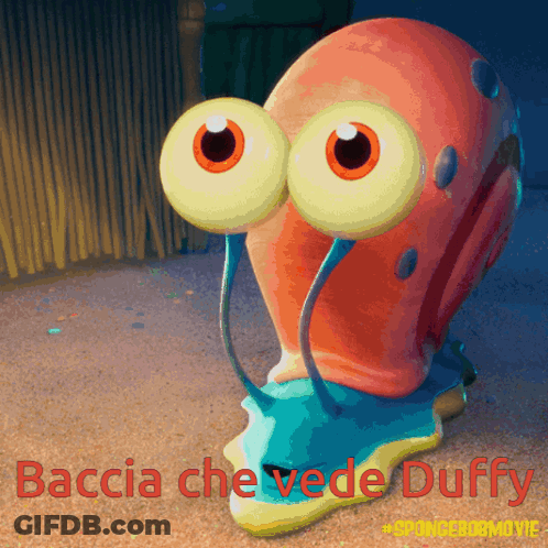 Snail With Words Baccia Che Vede Duffy GIF