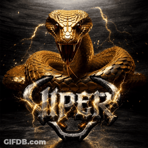 Snake With Viper Above GIF