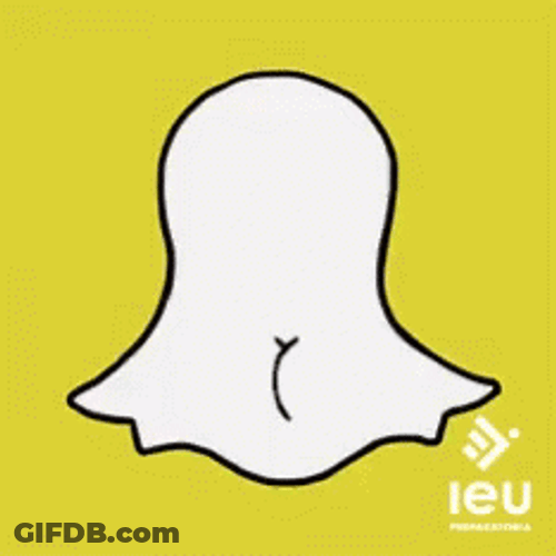 Snap Chat Icon To Ghost Meme GIF