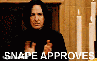 Snape Approves GIF